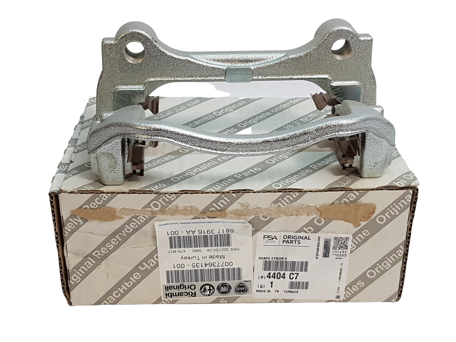 Carrier Holder Brake Caliper Original Right 4404C7 4404.C7 Peugeot Citroen main product photo
