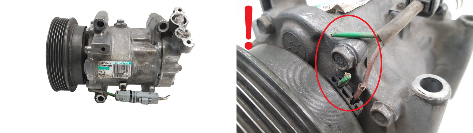 Air Con Compressor/Pump 8200365787 SD6V12 1452 Sanden Renault Nissan S4 main product photo