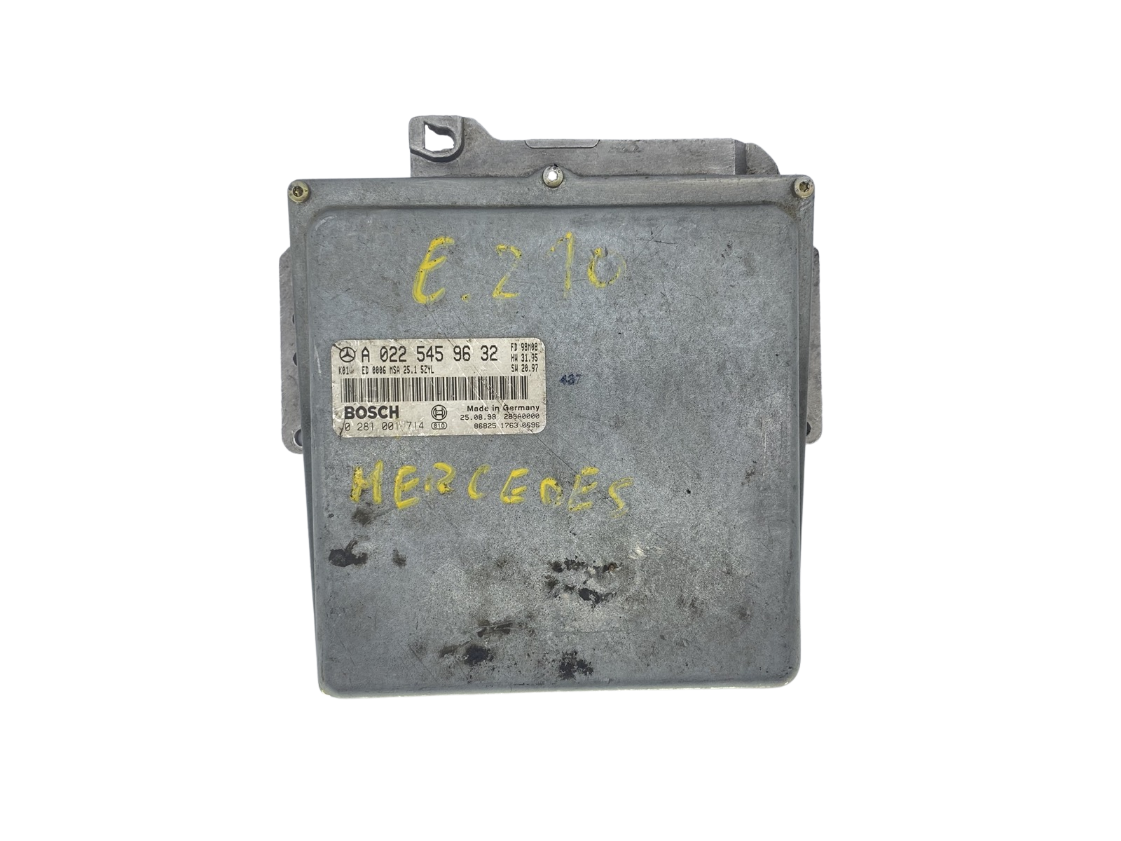 Controller A0225459632 0281001714 Mercedes Bosch 54823 main product photo