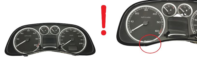 Speedometer/Instrument Cluster Peugeot 307 9646742480 0R00 Sagem 48063 main product photo