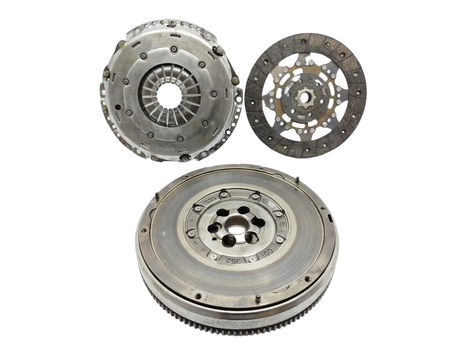 Dual Mass Wheel+ Clutch 9812184080 9823041680 Citroen Peugeot 1.6 HDI main product photo