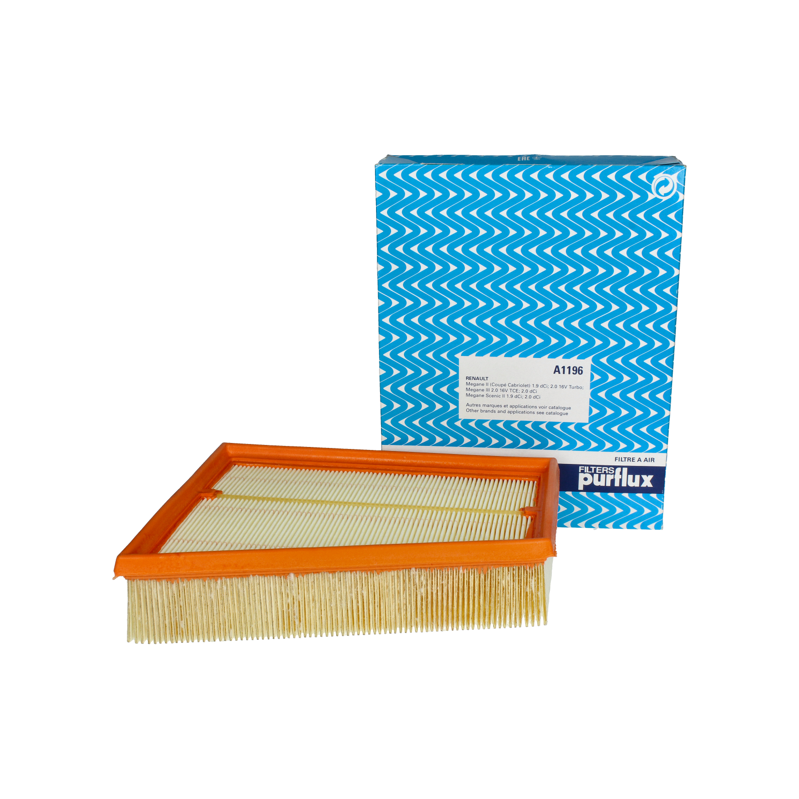 Air Filter PURFLUX A1196 165463884R main product photo