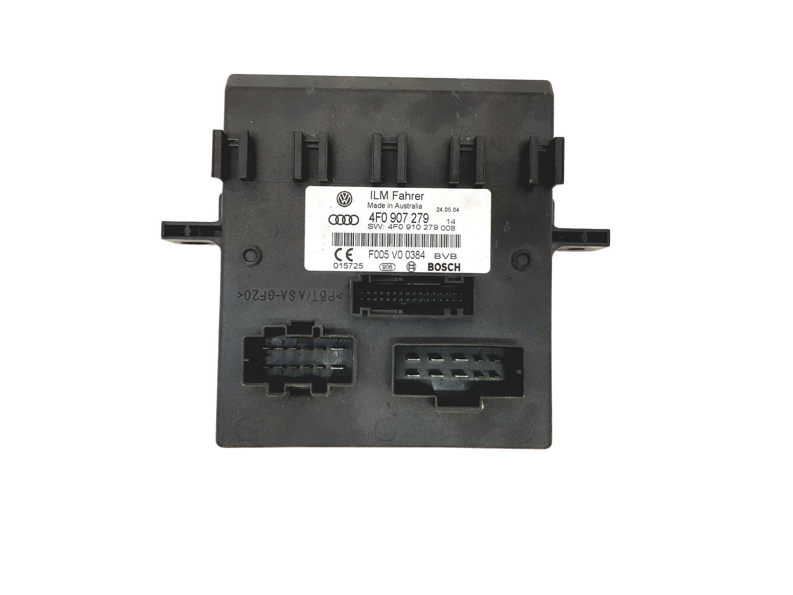 Controller Moduł Audi 4F0907279 F005V00384 Bosch main product photo