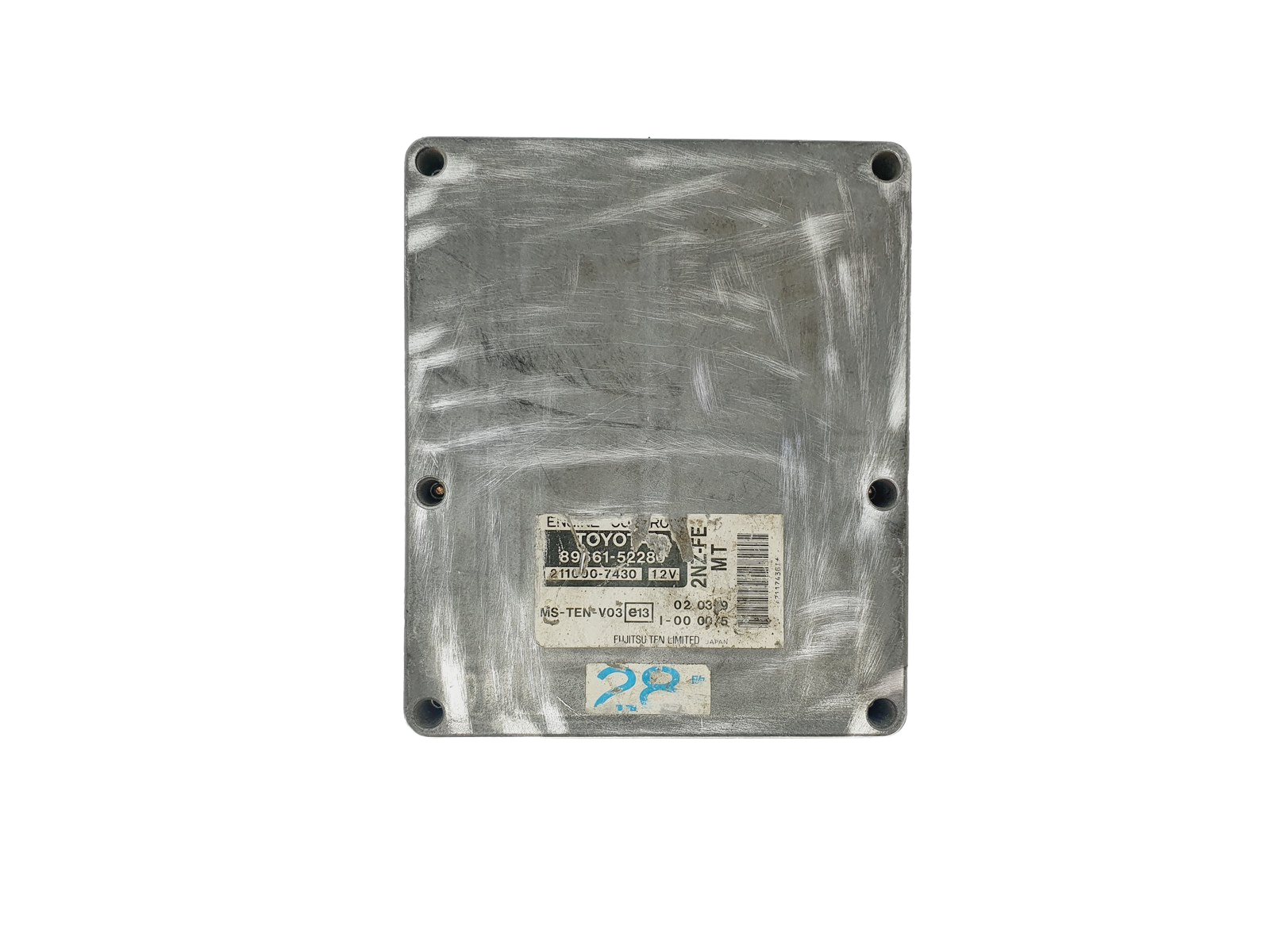 Controller 89661-52280 211000-7430 2NZ-FE Toyota Denso 47247 main product photo