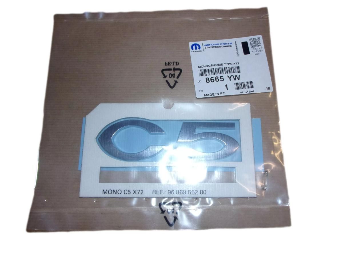Emblem Rear Original 8665YW 8665.YW Citroen C5 main product photo