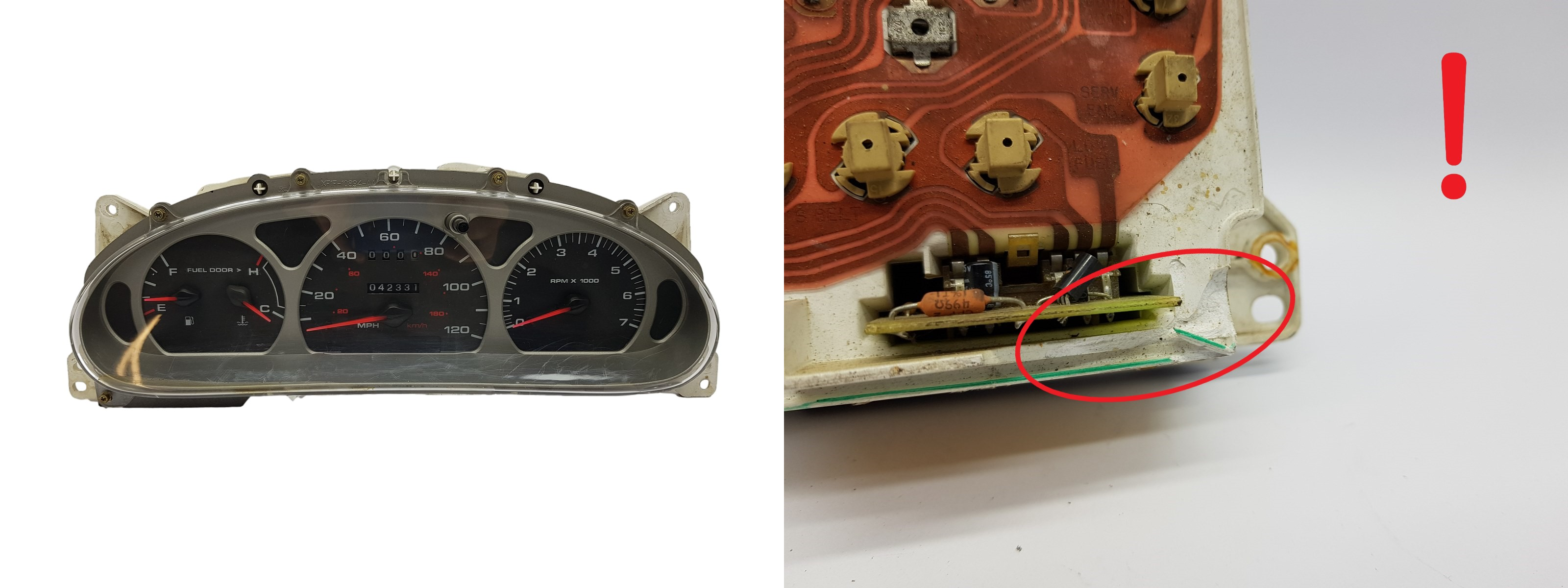 Speedometer/Instrument Cluster Ford Taurus F7DF-10C956-BB main product photo