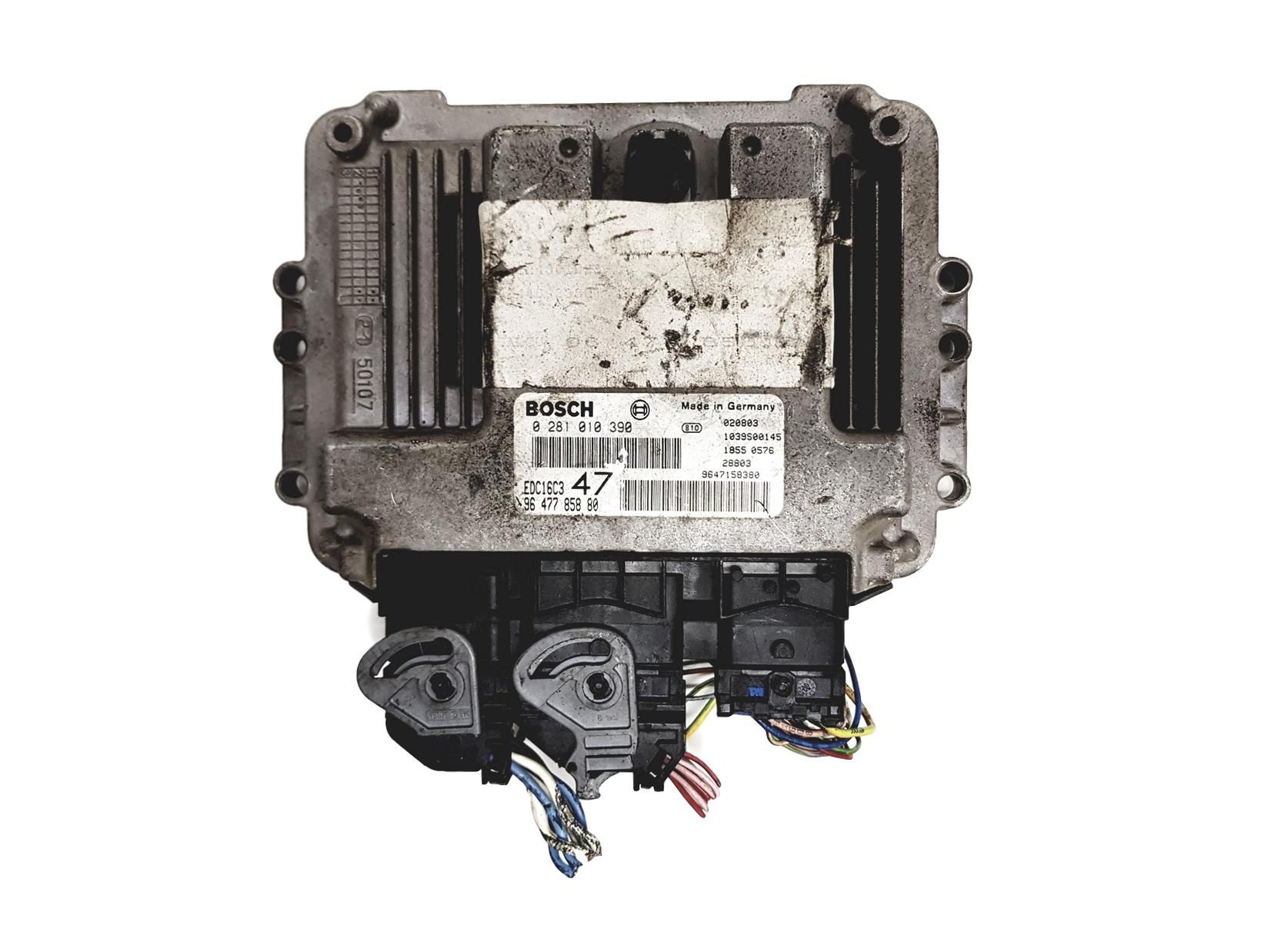 Controller 0281010390 9647785880 9647158380 PSA Bosch 3107 main product photo