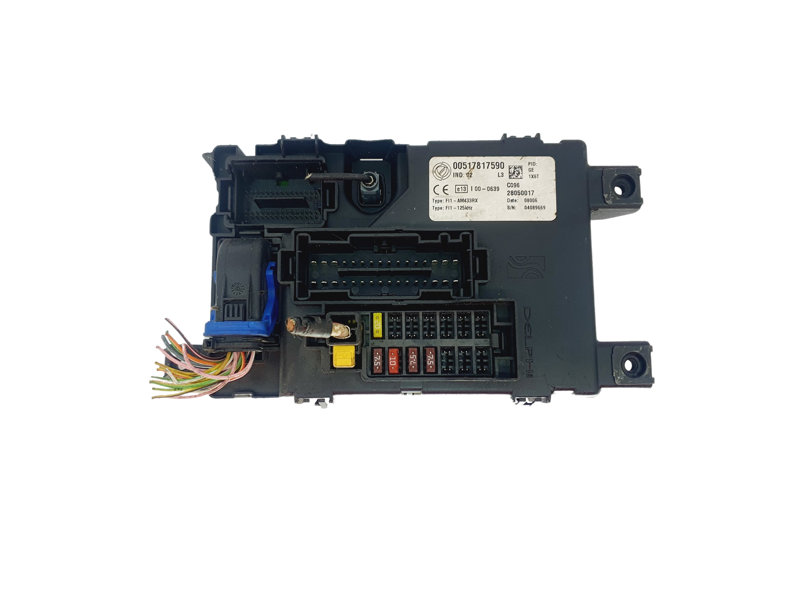 Fuse Box Fiat 00517817590 28050017 Delphi 40006 main product photo