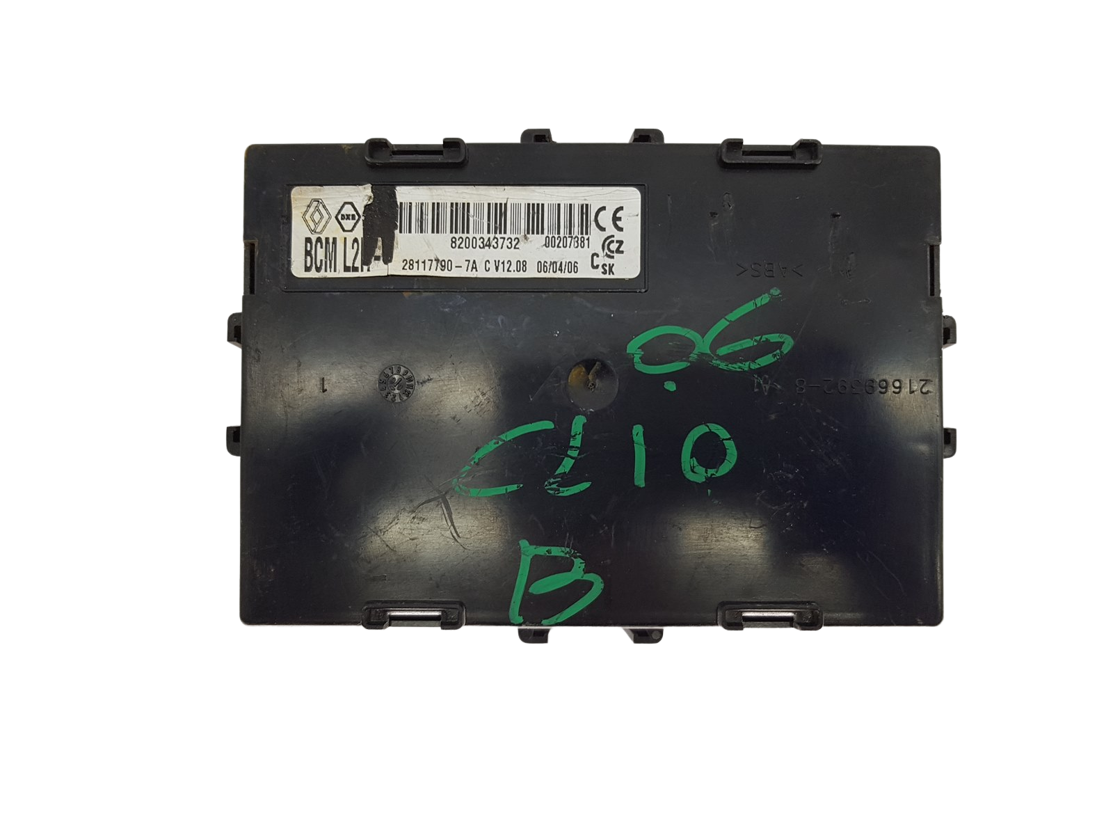 Controller BCM L2R 8200343732 28117790-7A Renault Johnson Controls 18506 main product photo