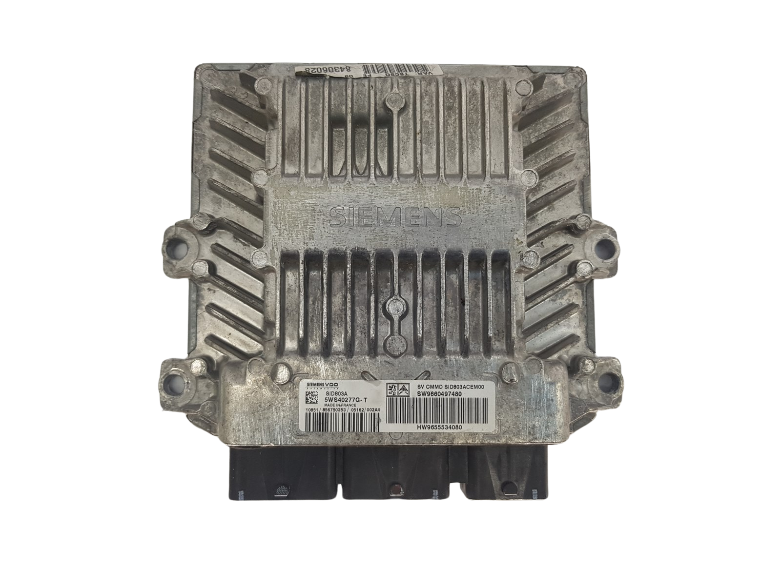 Controller 9660497480 9655534080 5WS40277G-T PSA Siemens 3313 main product photo