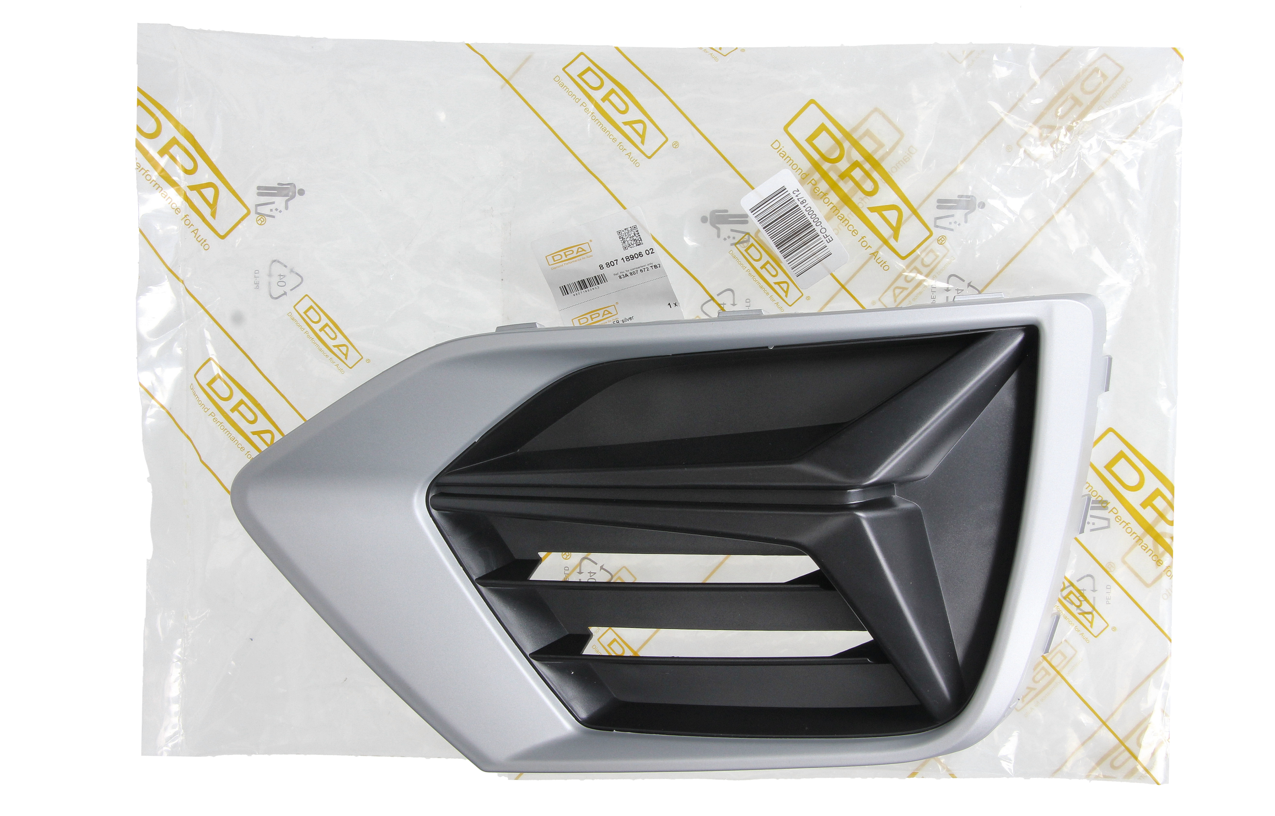 Bumper Grille Right 83A807672 88071890602 Audi Q3 DPA - new
