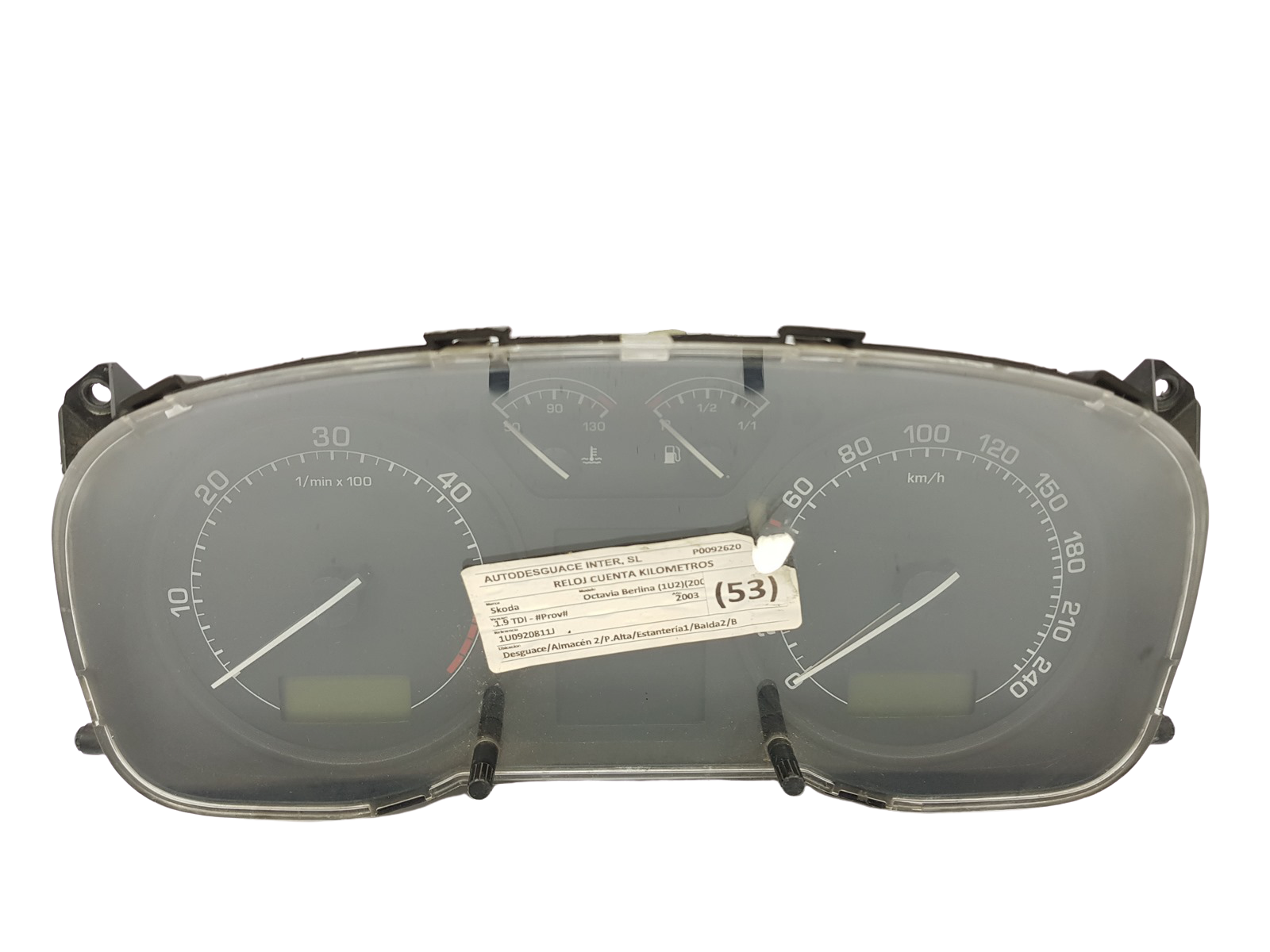 Speedometer/Instrument Cluster Skoda Octavia 1U0920811J 110080146021 26660 main product photo