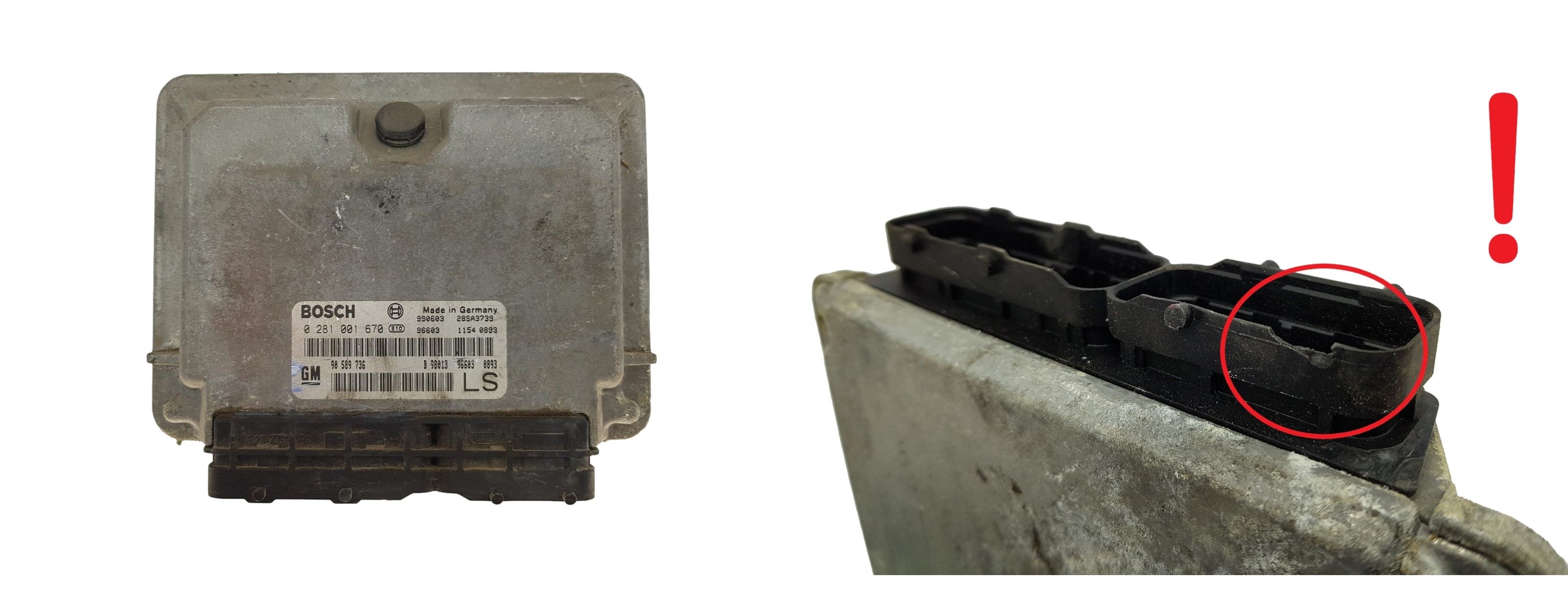 Controller 90589736 0281001670 Opel Bosch 13798 main product photo