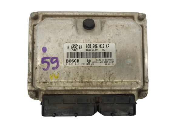 Engine Controller VW 038906019KP 0281011191 Bosch main product photo