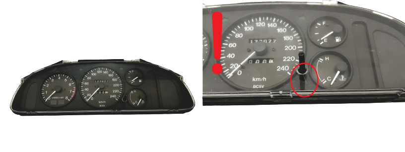 Speedometer/Instrument Cluster Mazda 323 BC6B55430 69319-220 Yazaki 50149 main product photo