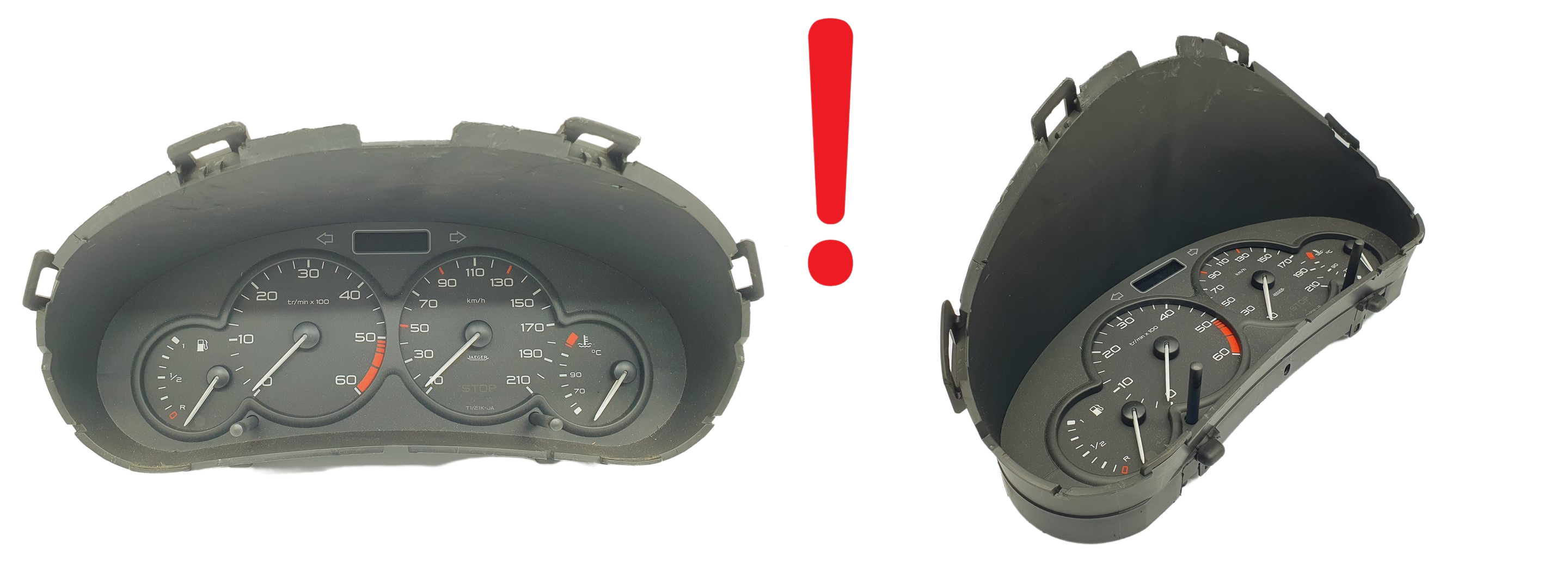 Speedometer/Instrument Cluster Peugeot 206 9656696080 000500110 61877 main product photo