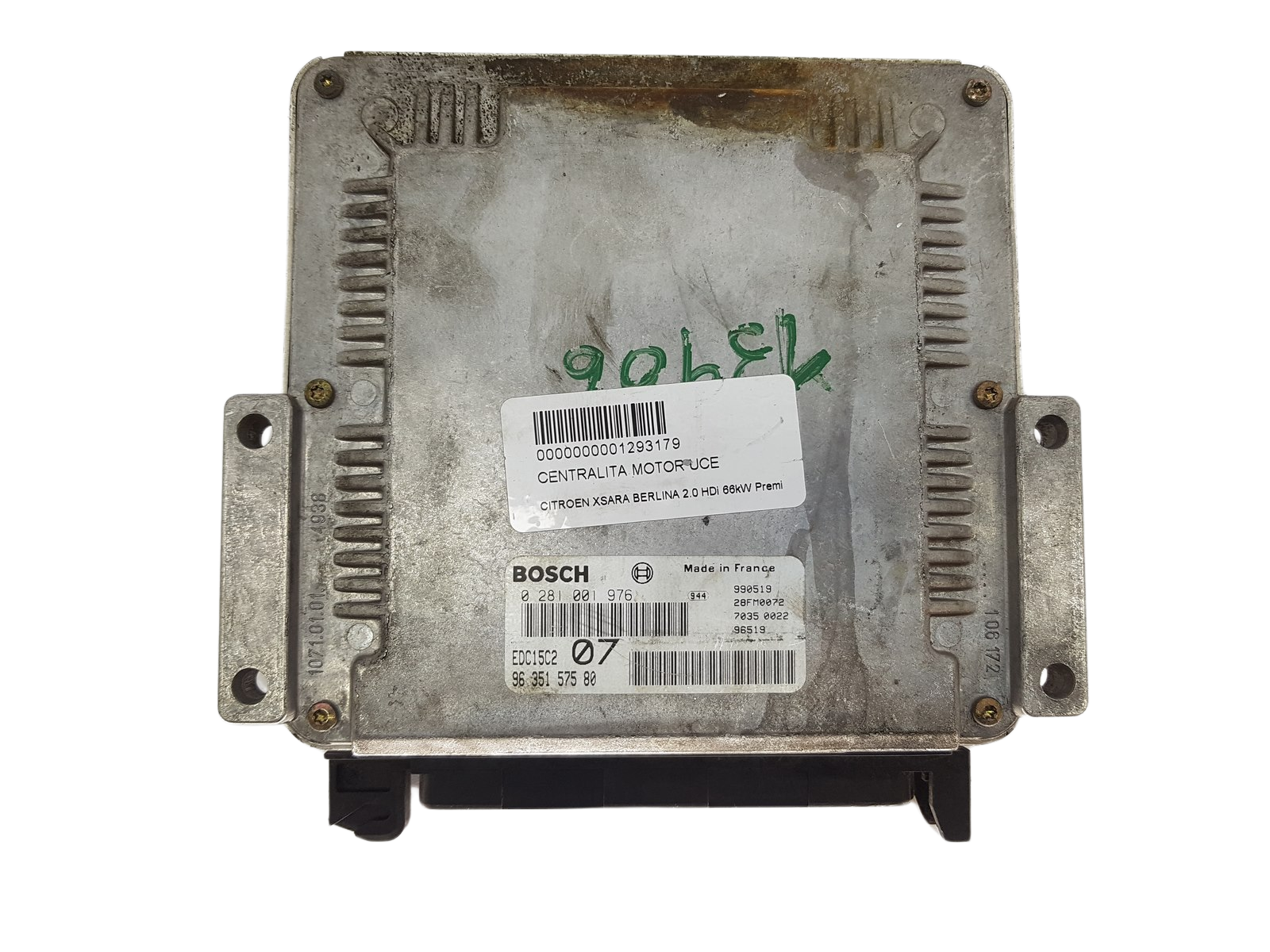 Controller 0281001976 9635157580 28FM0072 PSA Bosch 3174 main product photo