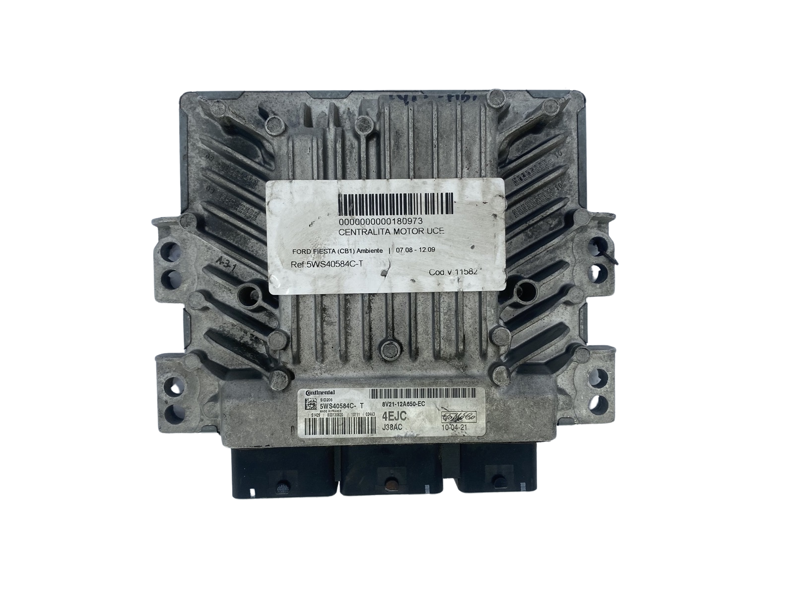 Controller 8V21-12A650-EC 5WS40584C-T Ford Continental 51834 main product photo
