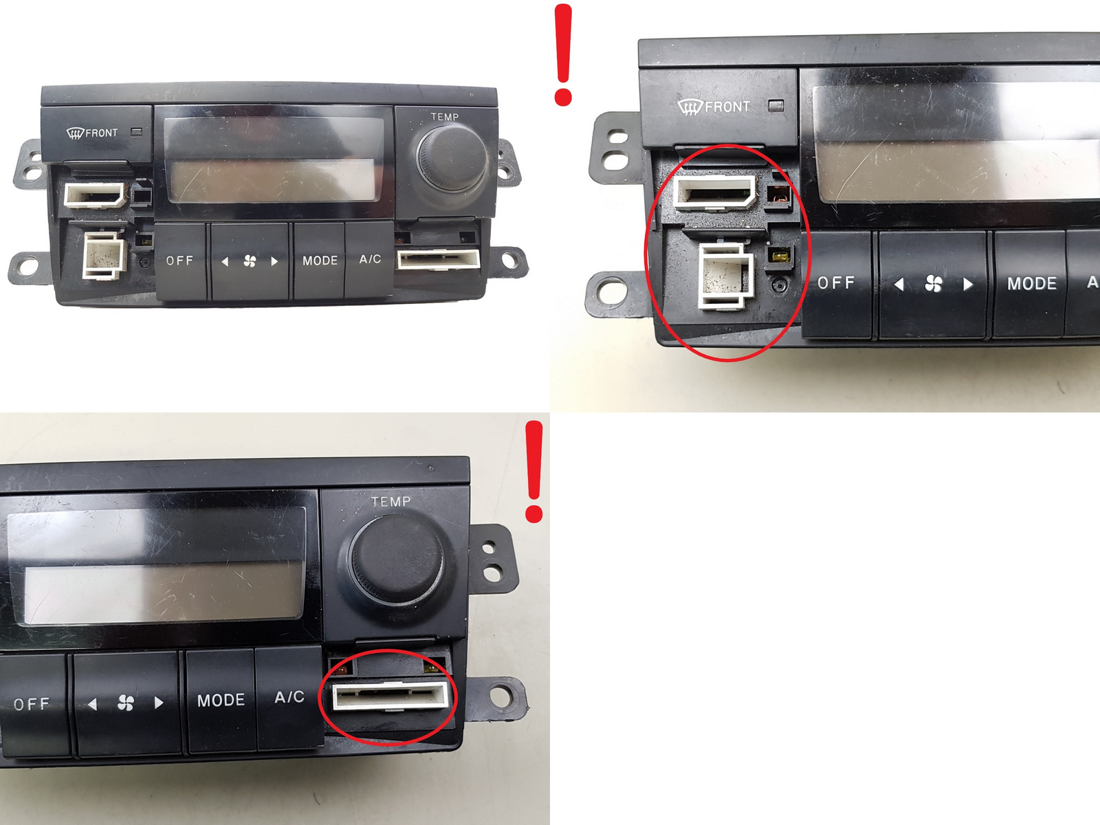 Heater Control Unit A/C Mazda Premacy CB82D main product photo