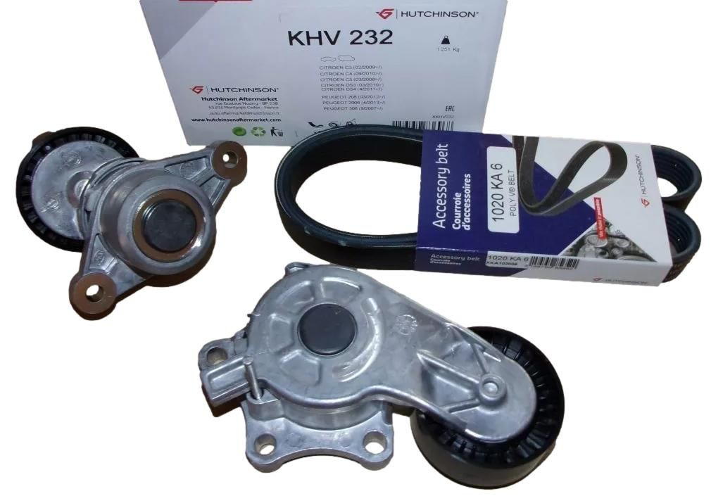 Drive Belt Tensioner KHV232 1611277450 Citroen Peugeot Hutchinson main product photo