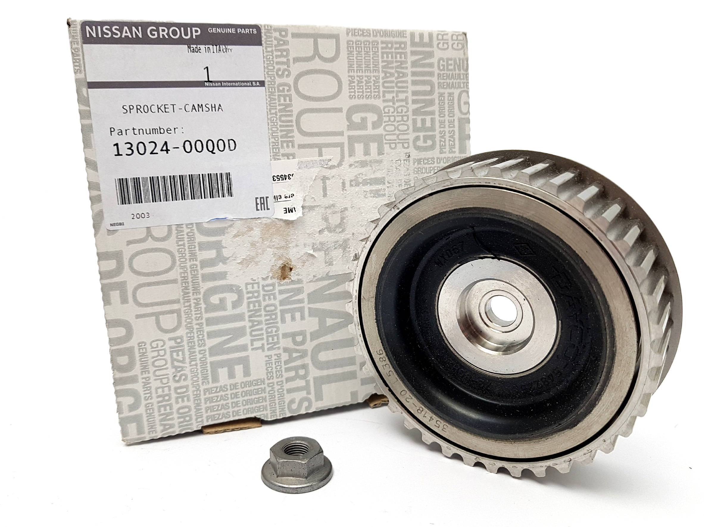 Camshaft Pulley Original Renault Megane II Scenic 1.8 2.0 16v 1302400Q0D main product photo