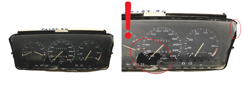 Speedometer/Instrument Cluster VW Passat 3B 357919033C 6160463001 47466 main product photo