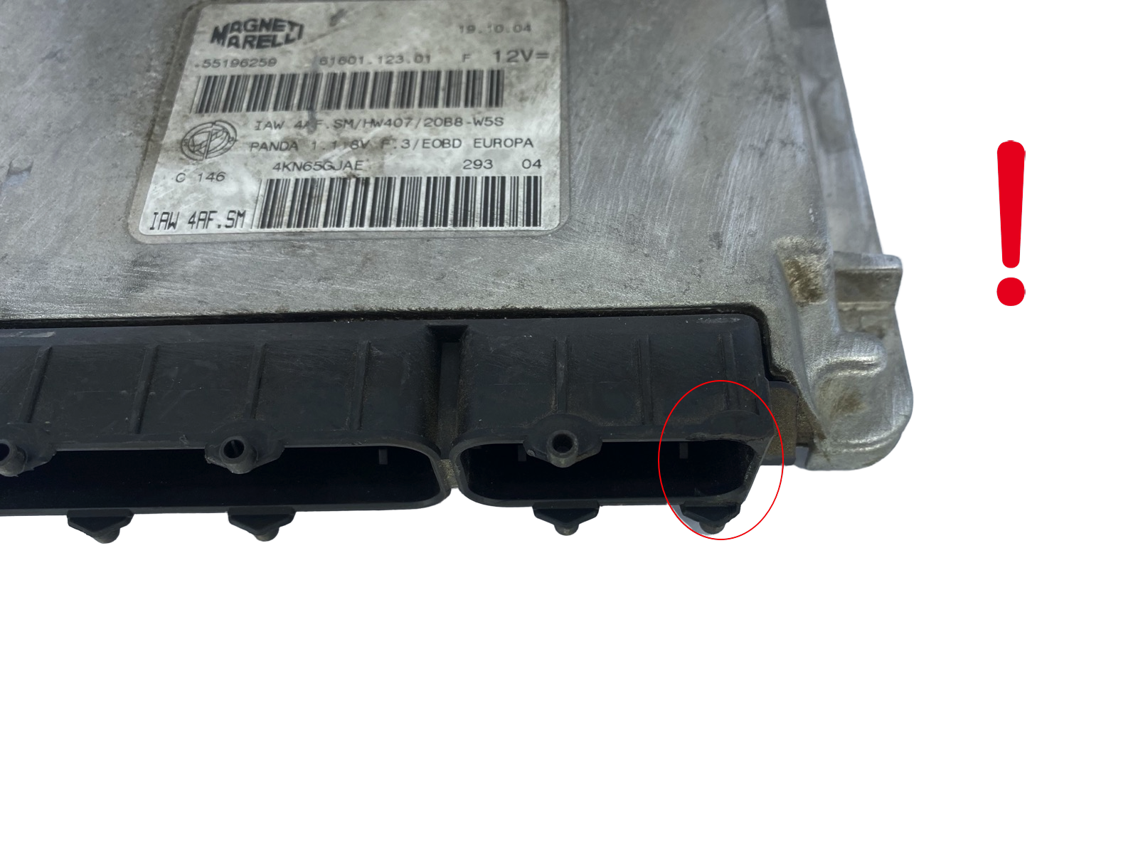 Controller IAW4AF.SM 55196259 61601.123.01 Fiat Magneti Marelli 49072 main product photo