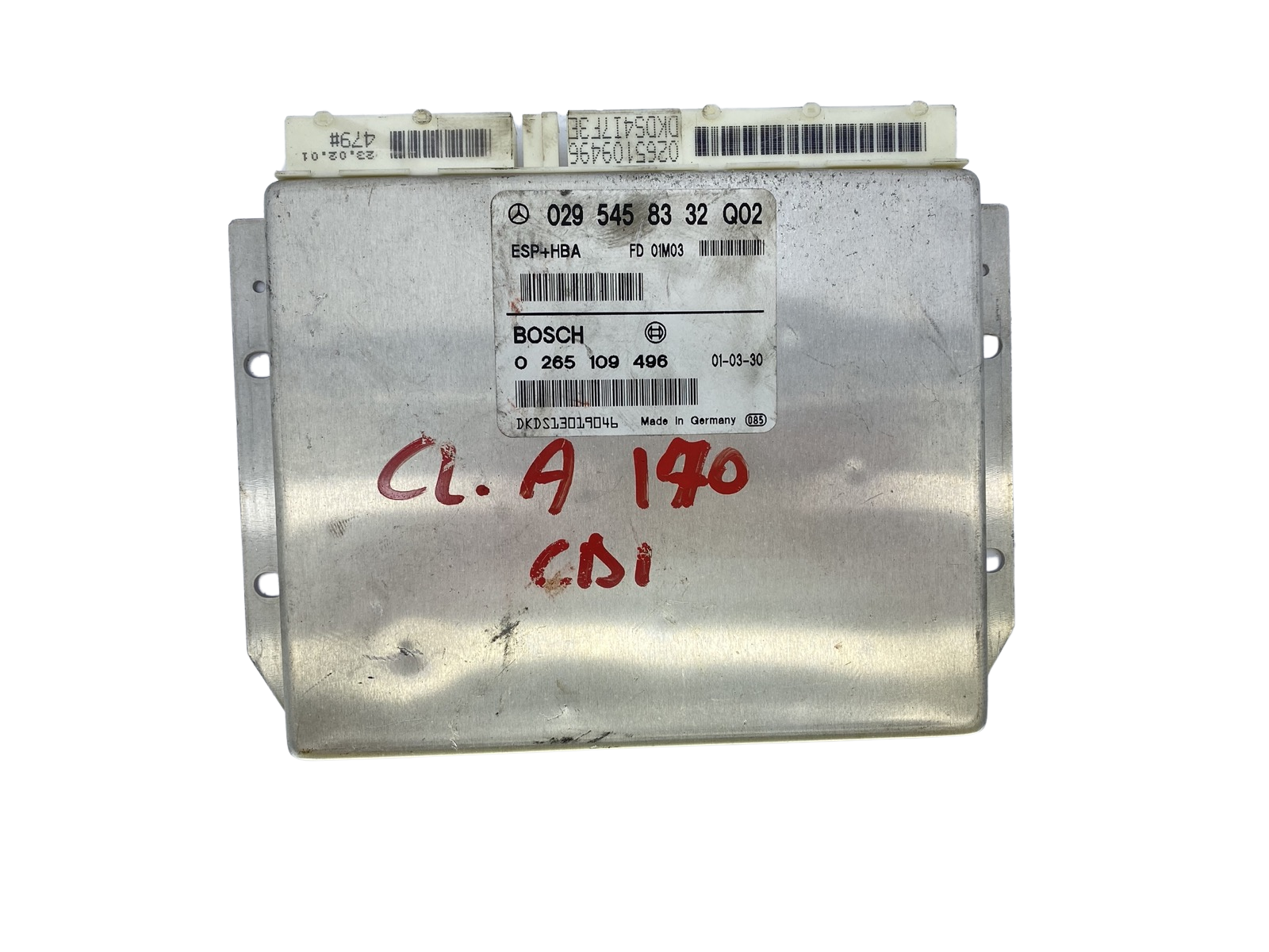 Controller 0295458332Q02 0265109496 Mercedes Bosch 54088 main product photo