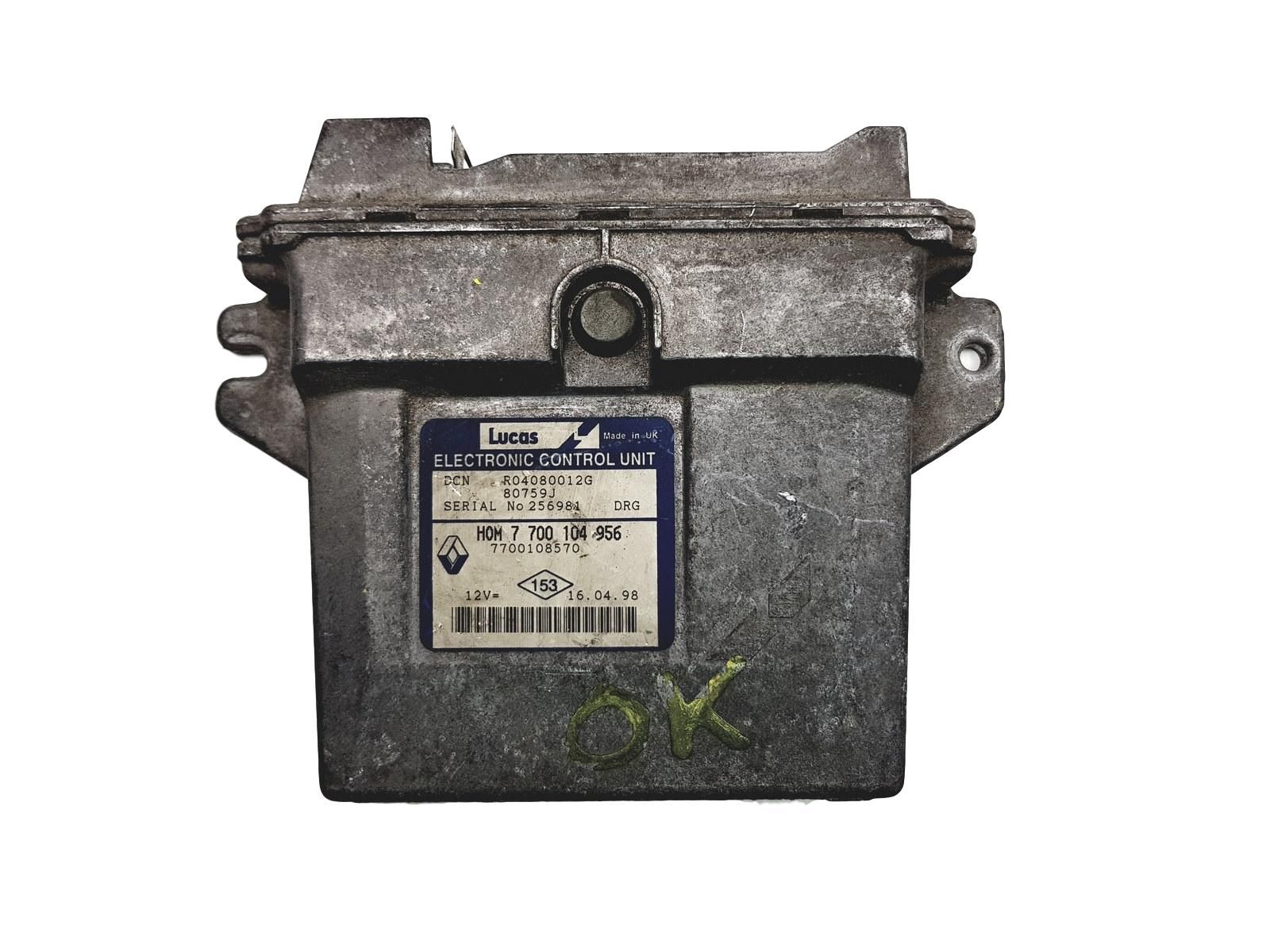 Controller 7700104956 7700108570 R04080012G Renault main product photo