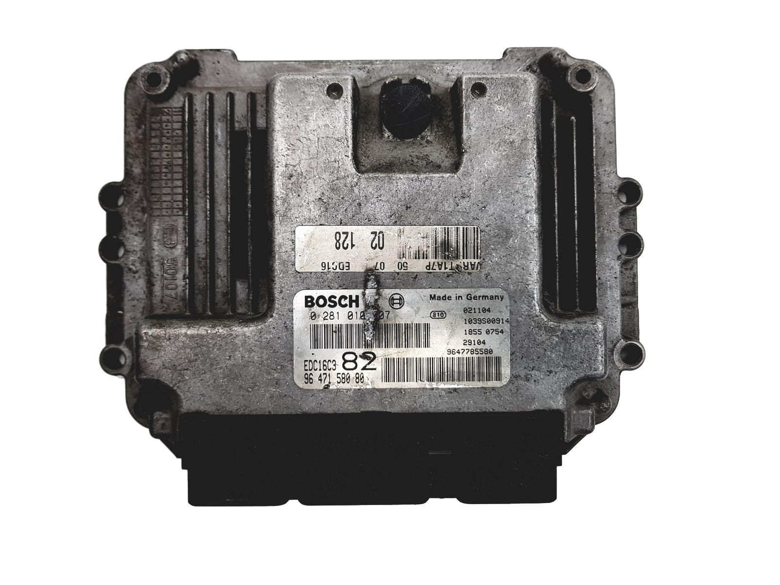 Controller 0281010707 9647158080 9647785580 PSA Bosch 2964 main product photo