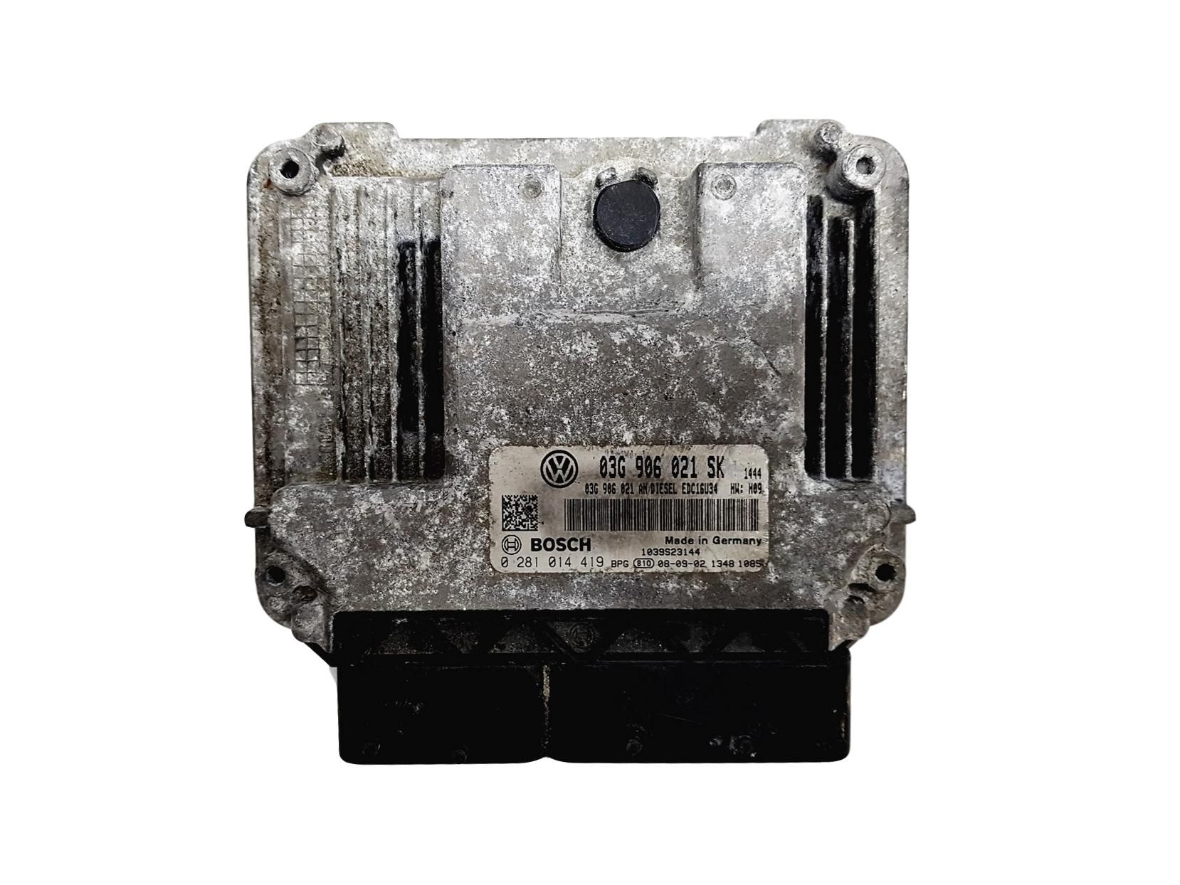 Controller 03G906021SK 0281014419 VW Seat Bosch main product photo