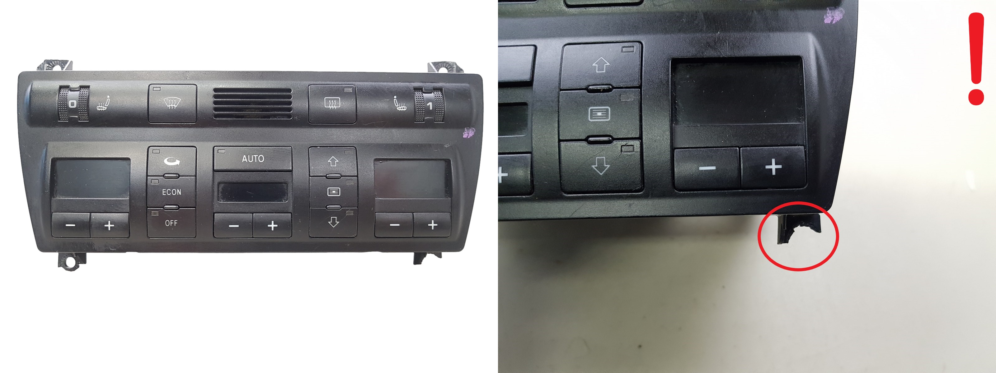Heater Control Unit A/C Audi A6 C5 4B0820043Q 5HB007604-13 Hella main product photo