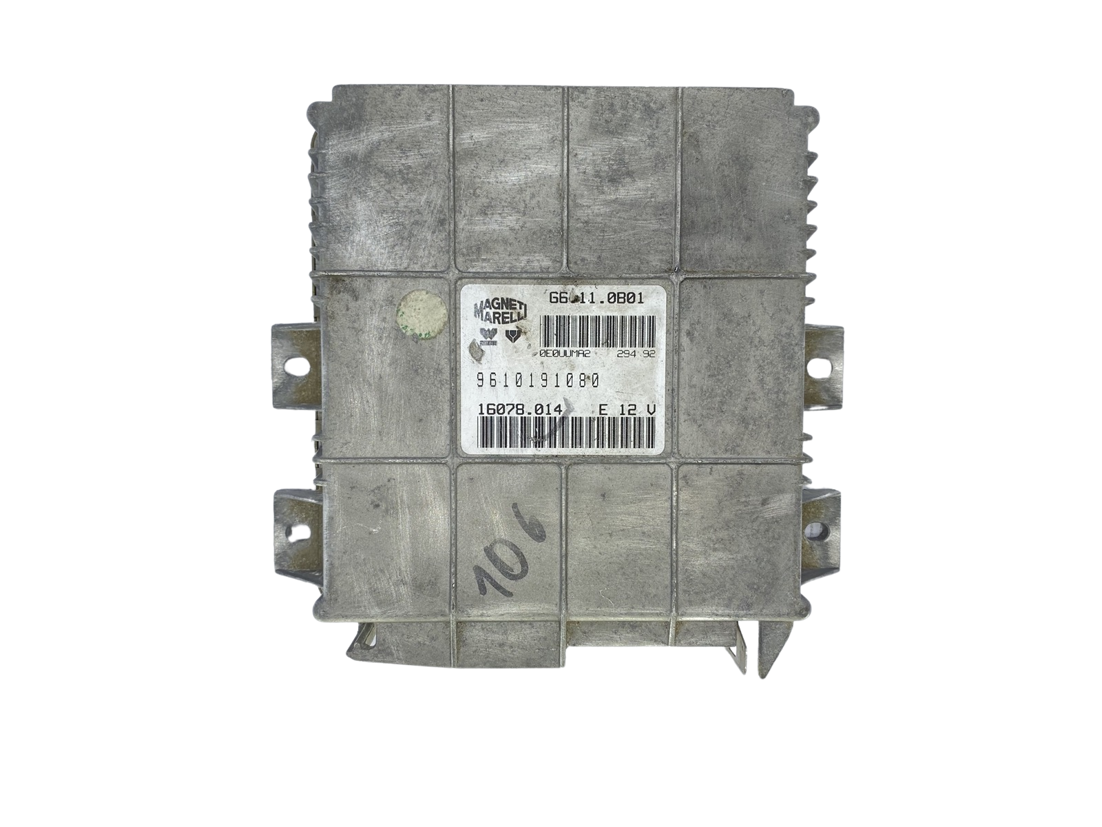 Controller 9610191080 G6.11 0B01 16078.014 PSA Magneti Marelli 56363 main product photo