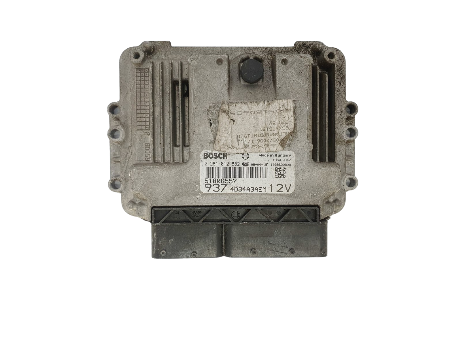 Controller 51806557 0281012882 4D34A3AEM Alfa Romeo Bosch 47063 main product photo