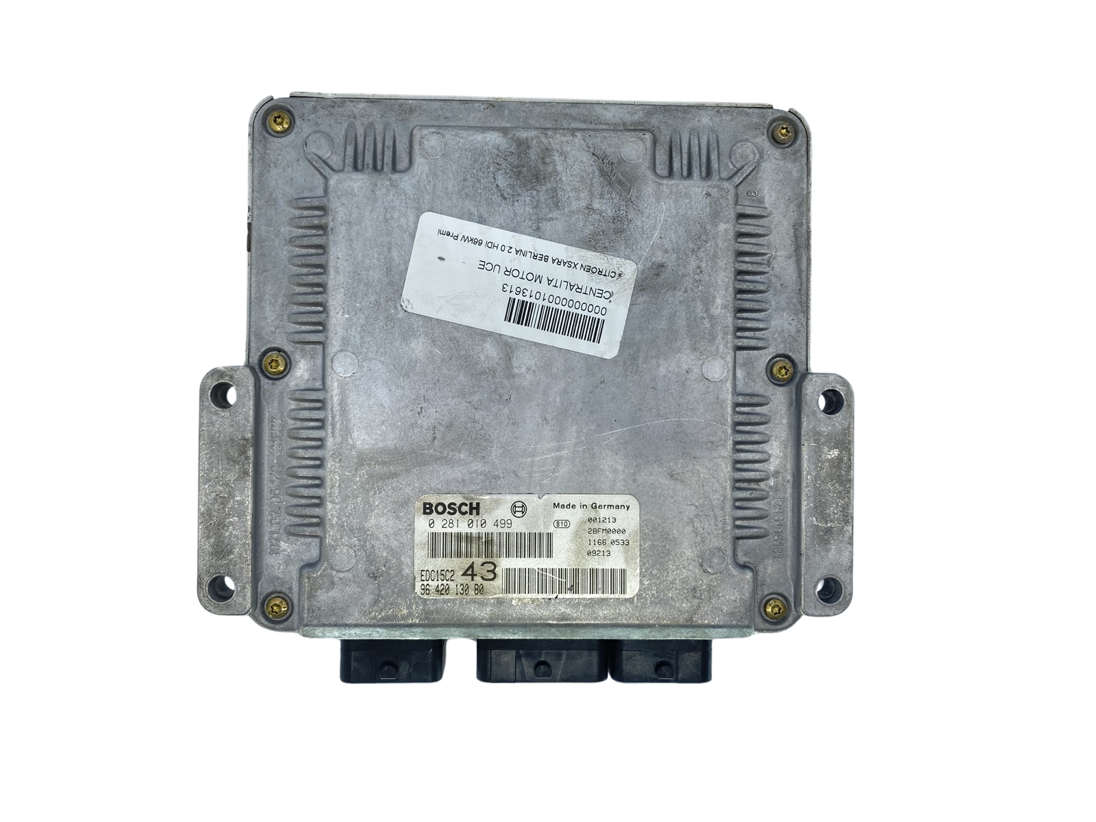 Controller 0281010499 9642013080 28FM0000 PSA Bosch 63224 main product photo