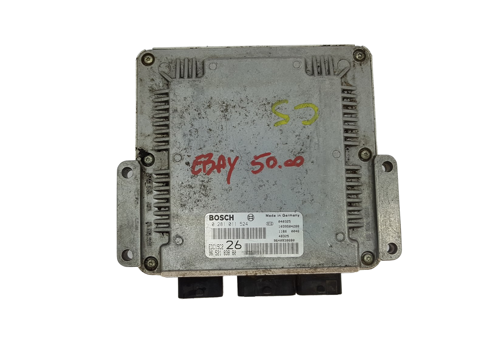 Controller 0281011524 9640938680 9652183880 PSA Bosch 16192 main product photo