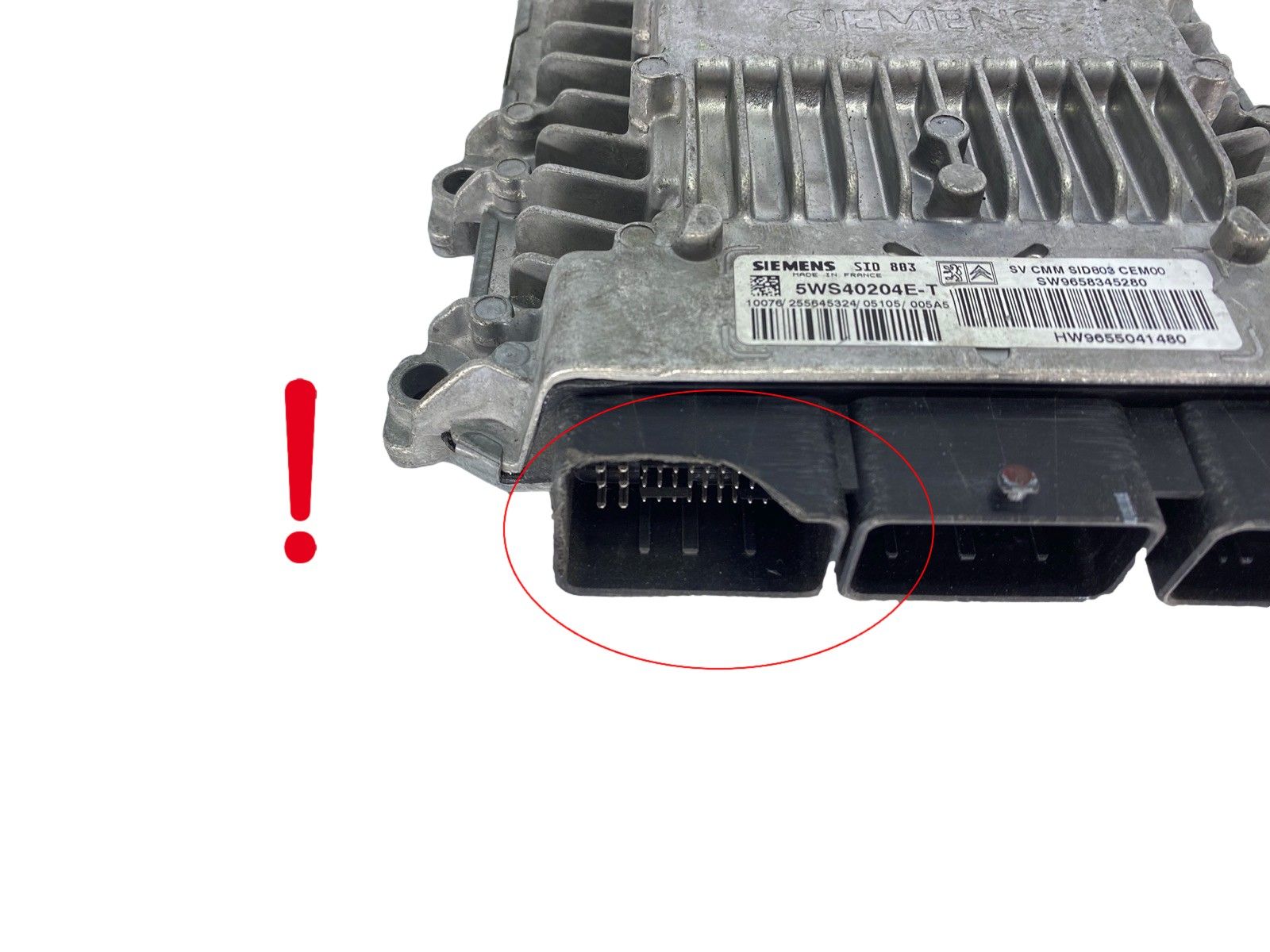 Controller 5WS40204E-T 9658345280 9655041480 PSA Siemens 63963 main product photo