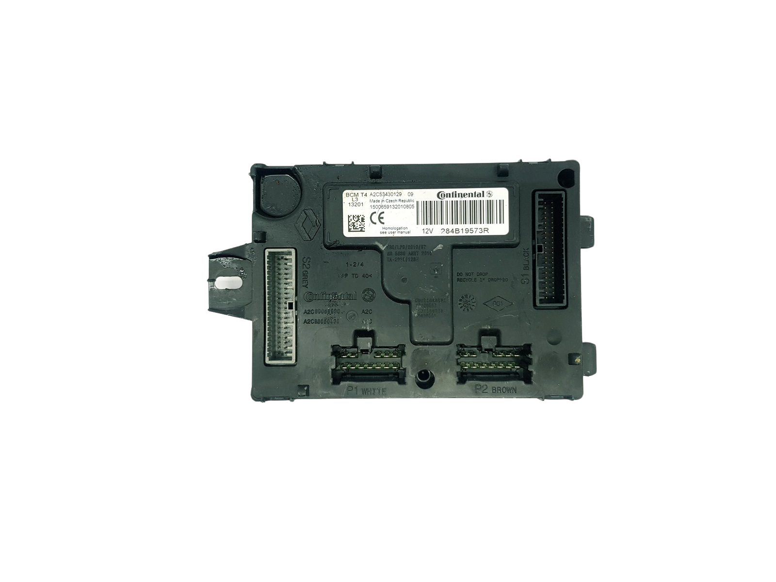 Controller BCM T4 284B19573R A2C53430129 Renault Continental 31503 main product photo