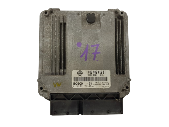 Engine Controller VW 03G906016BT 0281011761 Bosch main product photo