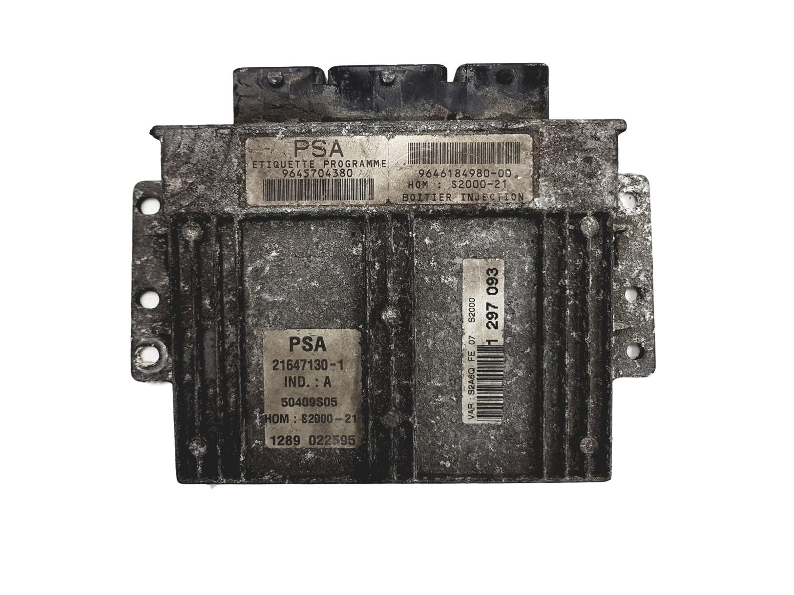 Controller 9645704380 9646184980-00 21647130-1 PSA Sagem main product photo