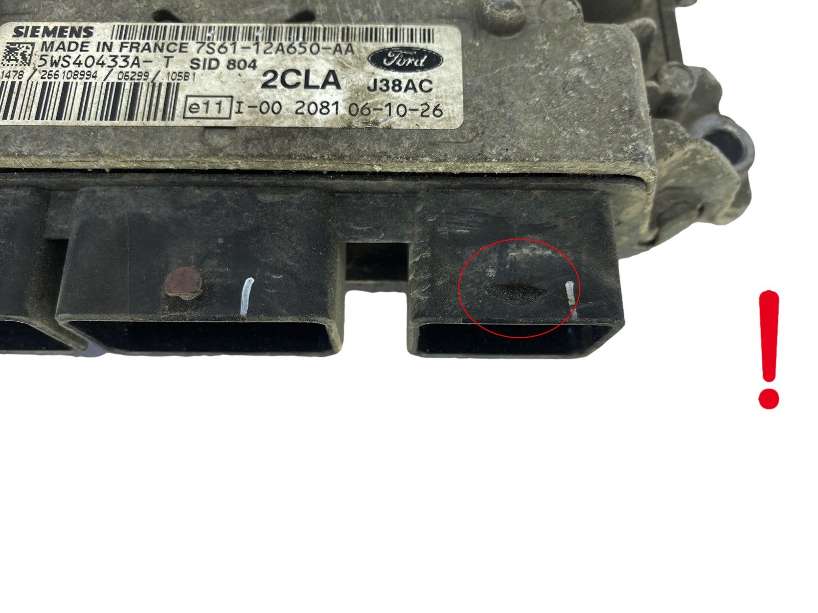 Controller 7S61-12A650-AA 5WS40433A-T SID 804 Ford Siemens 48469 main product photo