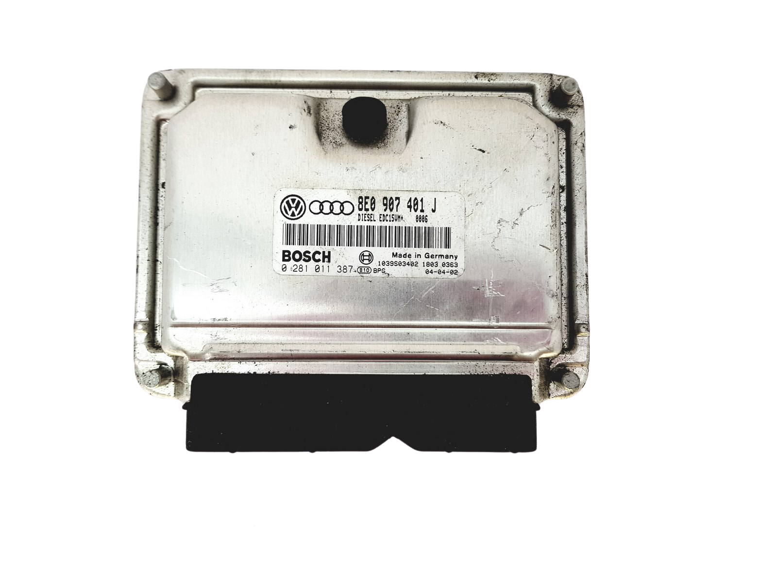 Controller VW Audi 8E0907401J 0281011387 Bosch 27873 main product photo