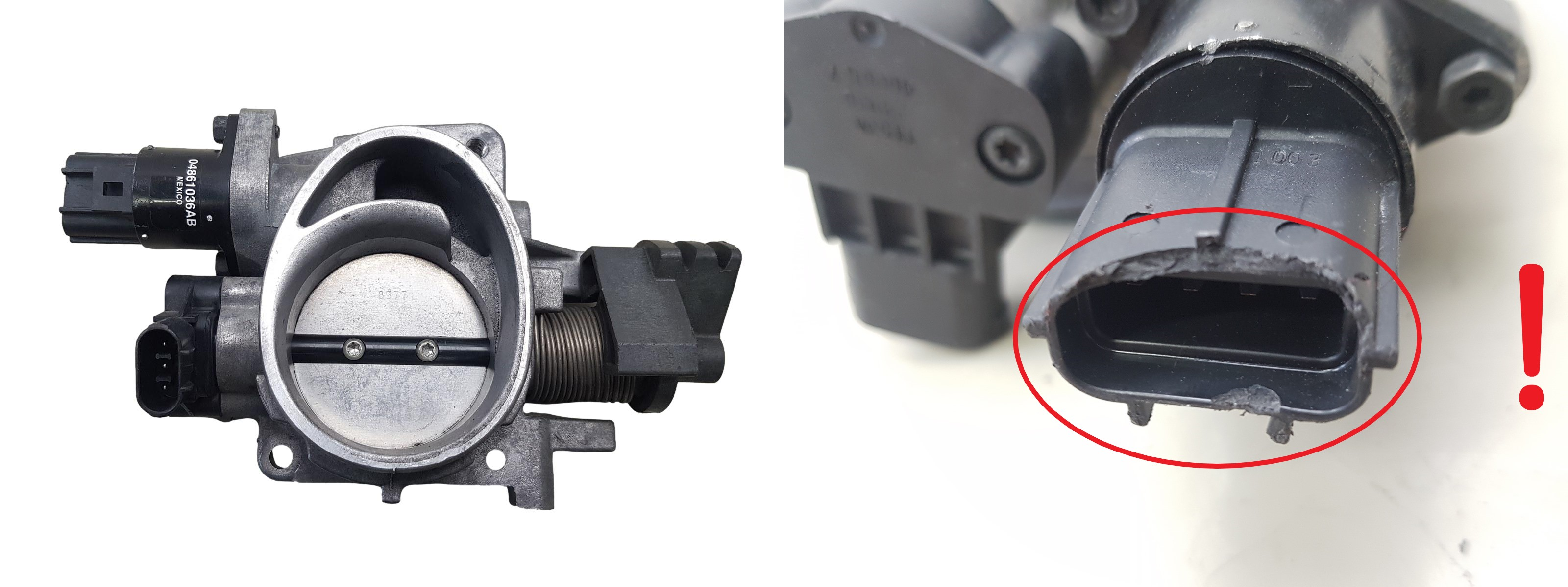 Throttle Body Valve Chrysler 04591563AB 04861036AB main product photo