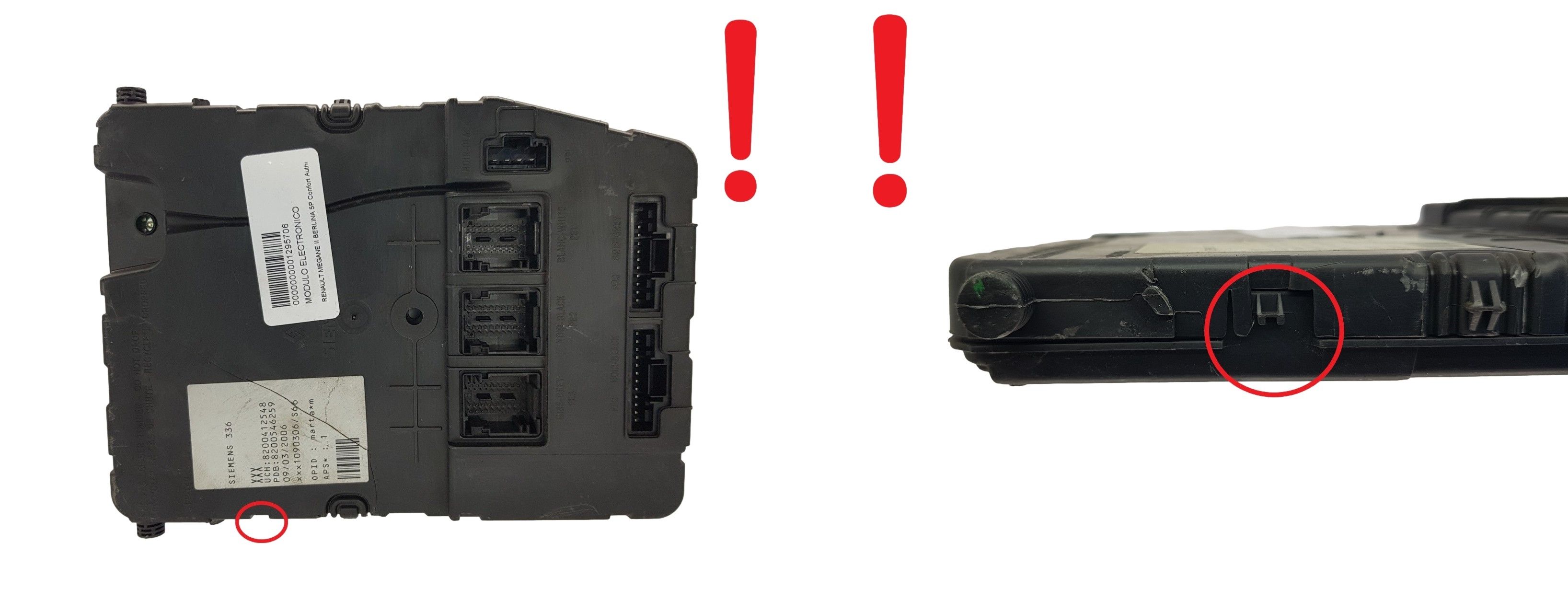 Controller UCH N2 8200412548 S118400150F Renault Siemens 2143 main product photo
