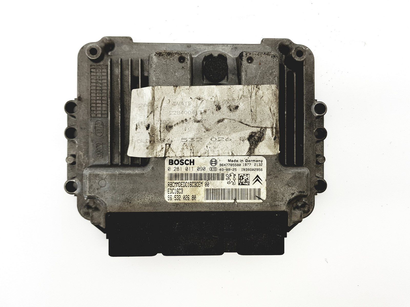 Controller 0281011090 9653202680 9647785580 PSA Bosch 13382 main product photo