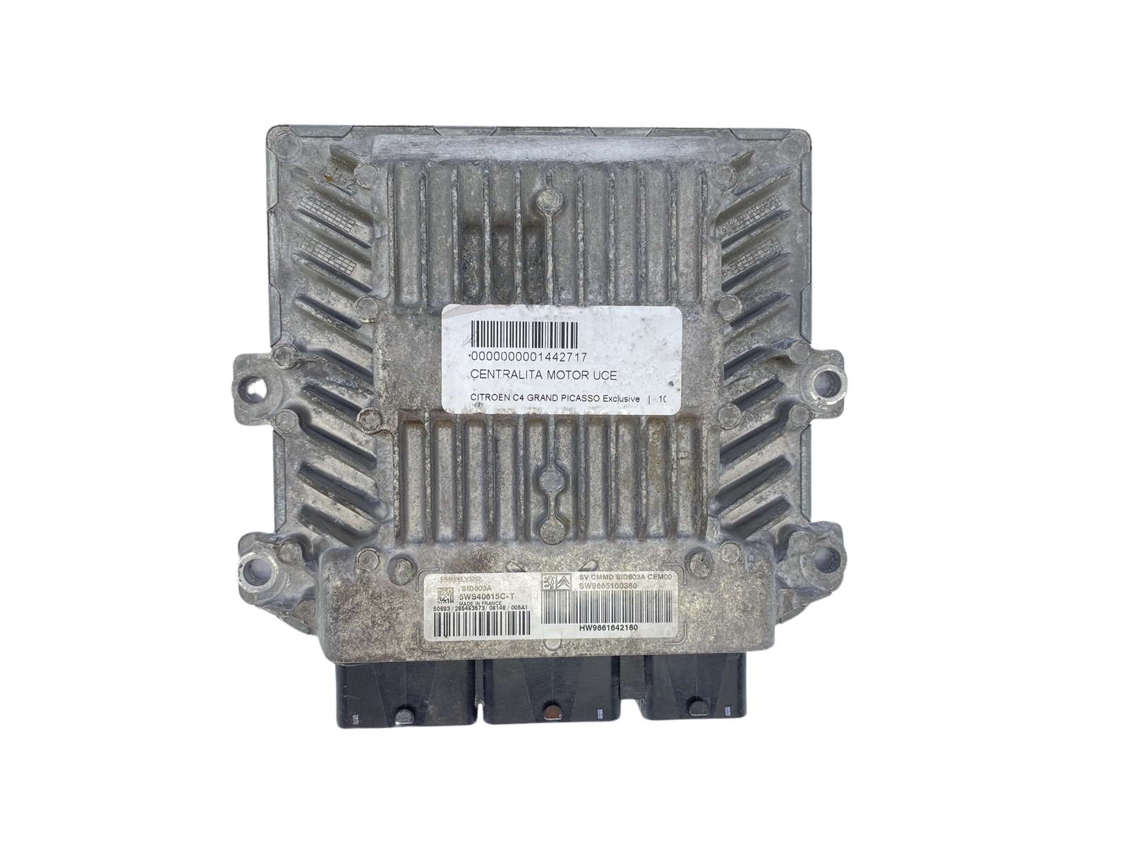 Controller 9661642180 9665100380 5WS40615C-T PSA Siemens 63098 main product photo