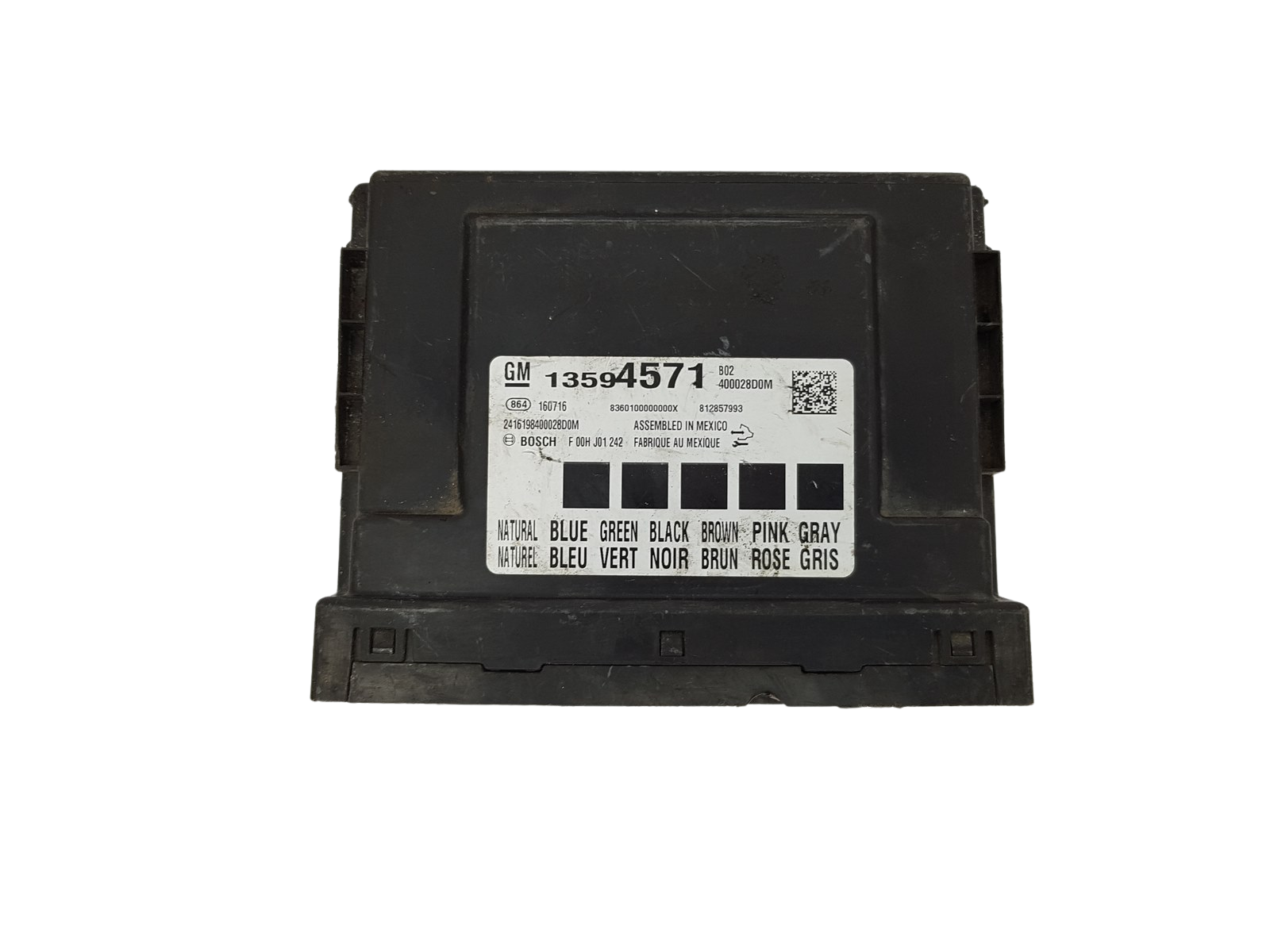 Controller 13594571 812857933 F00HJ01242 GM Opel Bosch main product photo