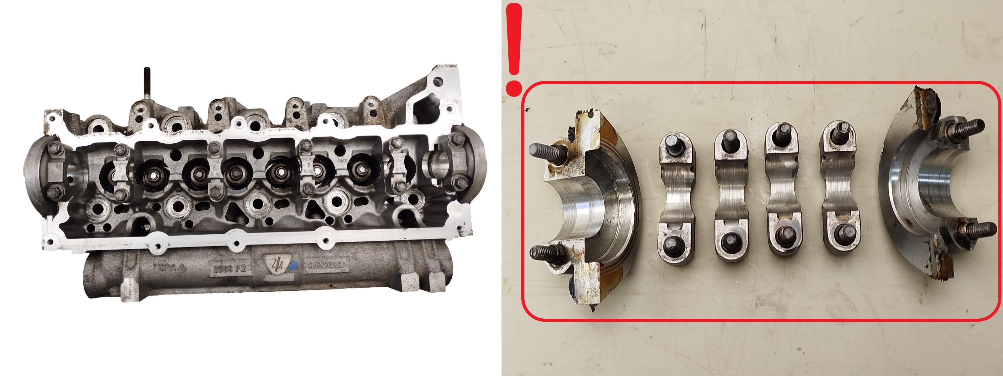 Cylinder Head Renault 2968F2 110415795R 7701477400 1.5 DCI Siemens 7 main product photo