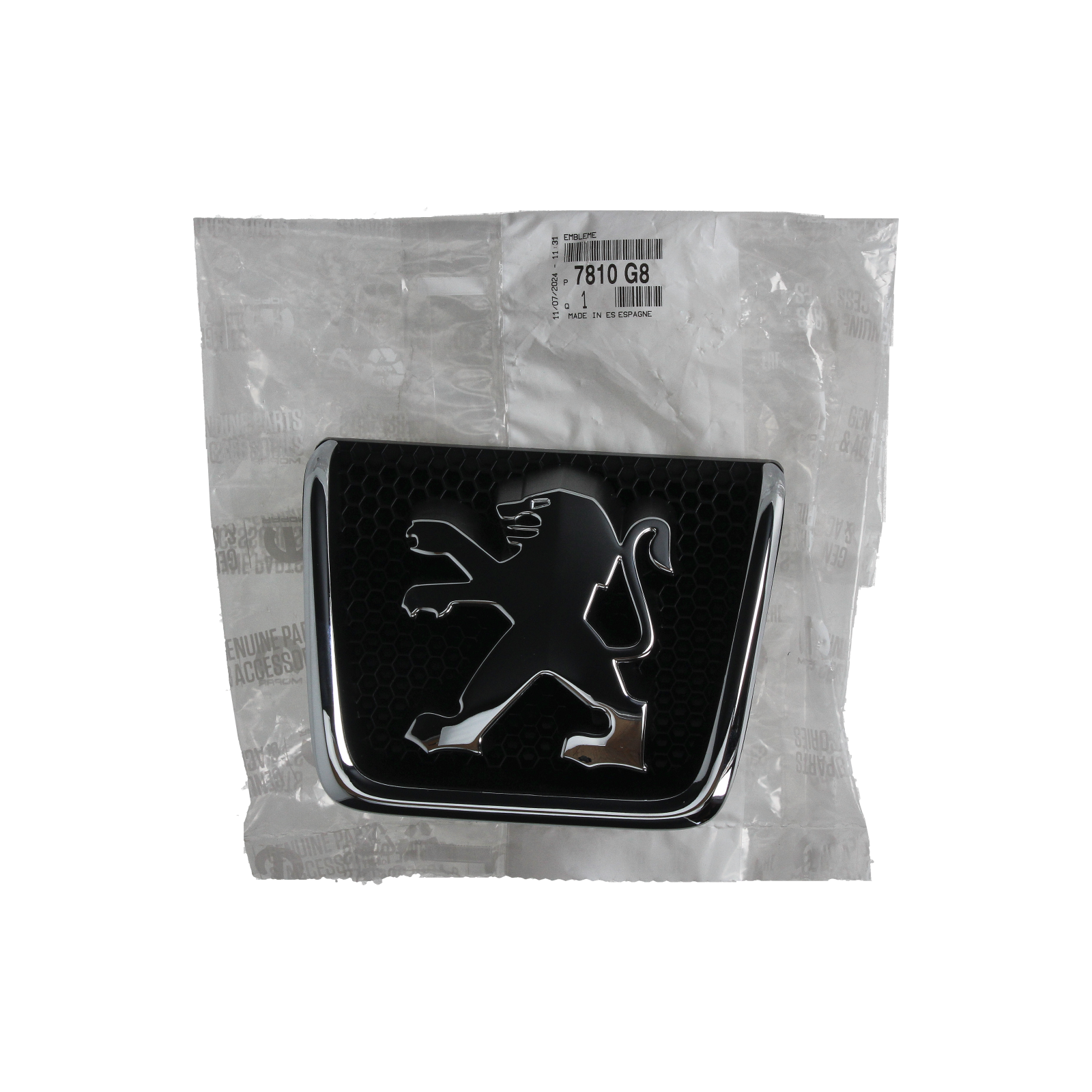 Emblem Front Original Peugeot 307 7810G8 main product photo