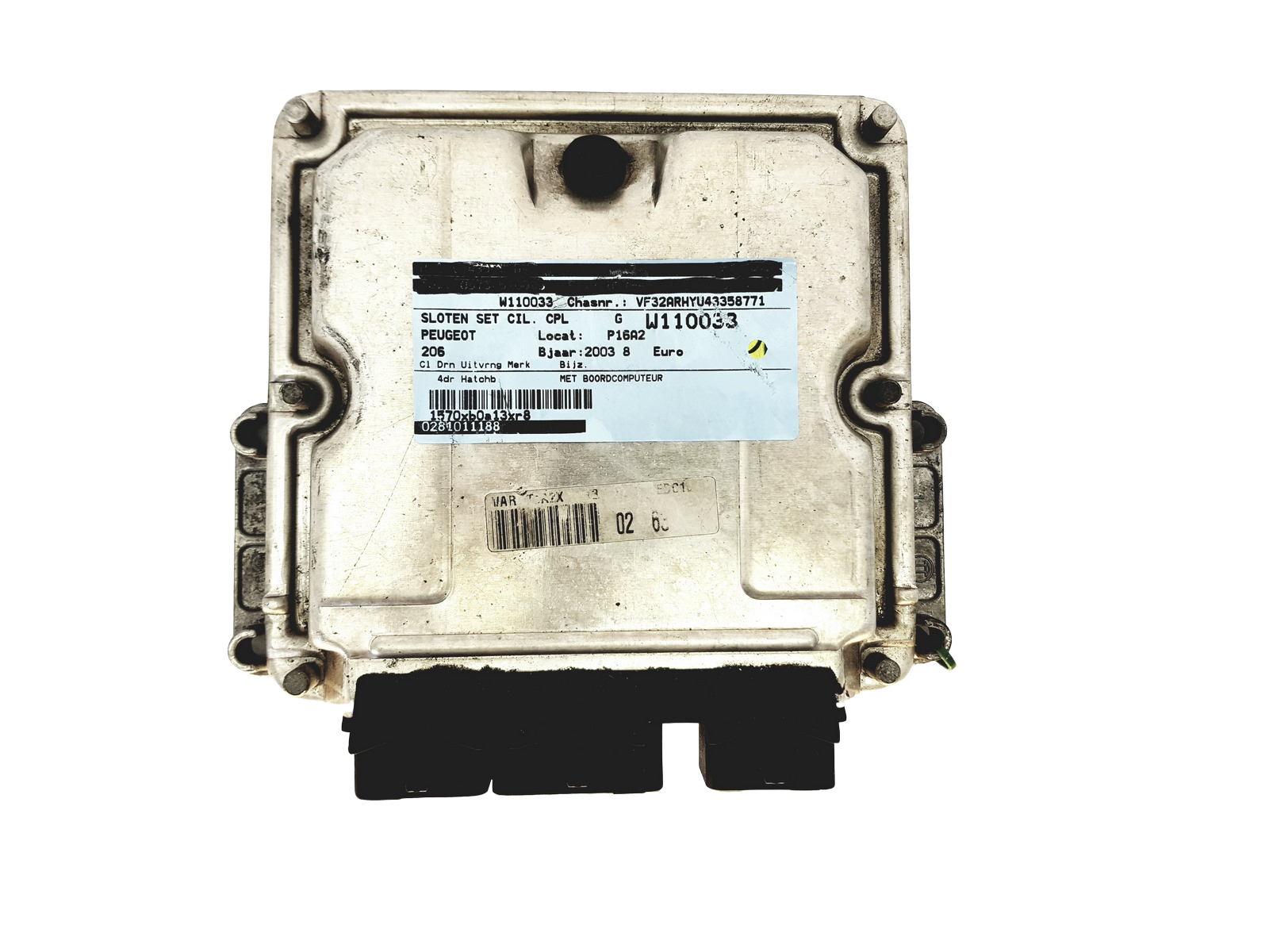 Controller 0281011188 9640938680 9648588880 PSA Bosch 22211 main product photo